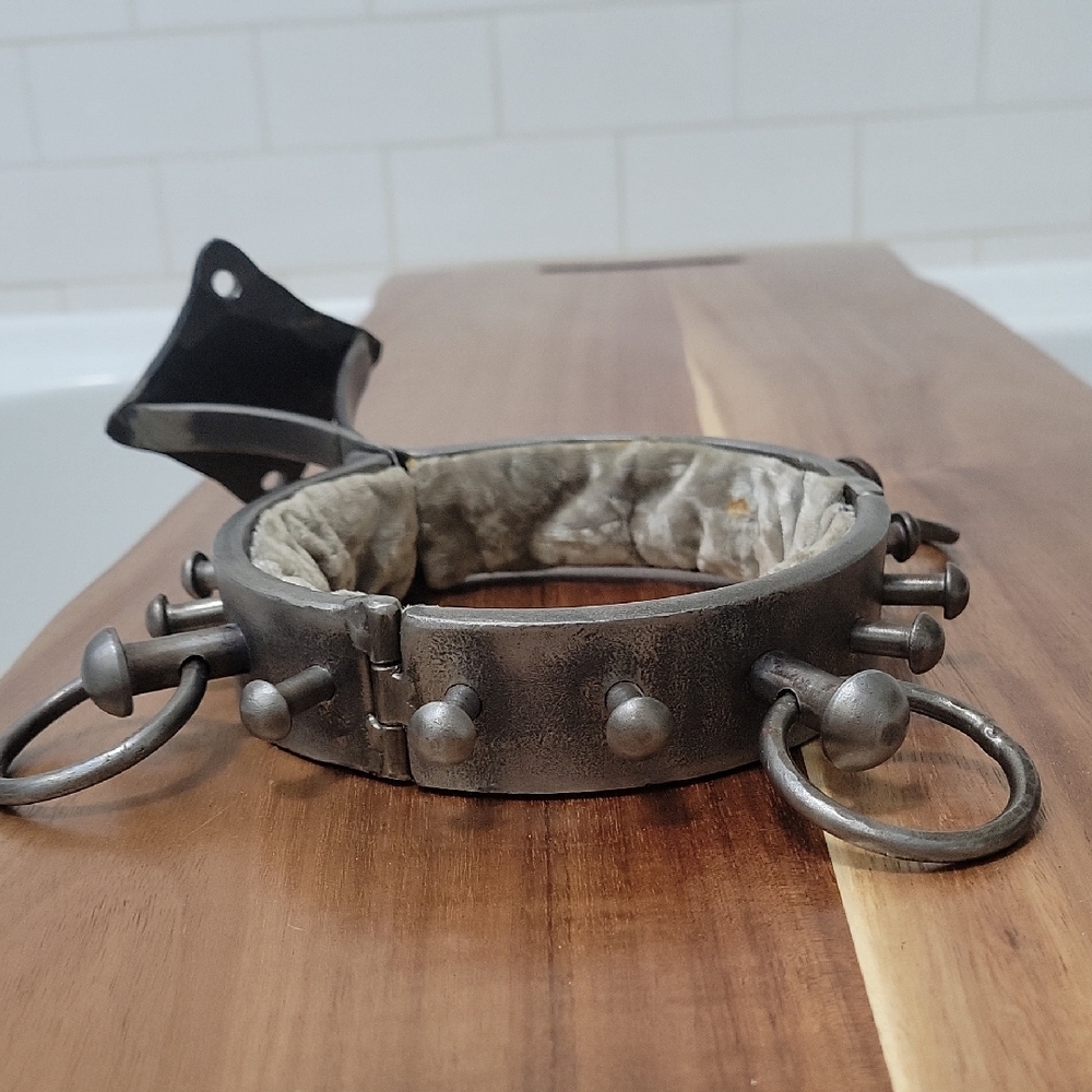 Unique Weareable Hand Forged Metal ART Neckpiece, Bracelet Or Arm Band
